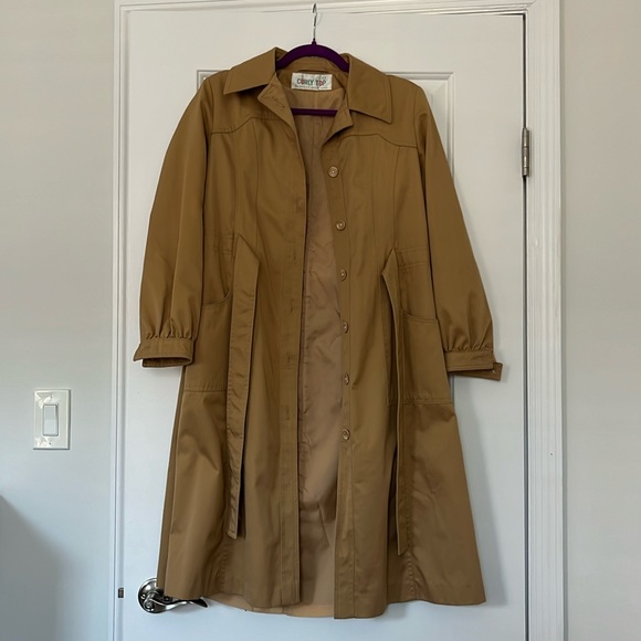 Vintage single button trench coat size 9/10 - Picture 1 of 4